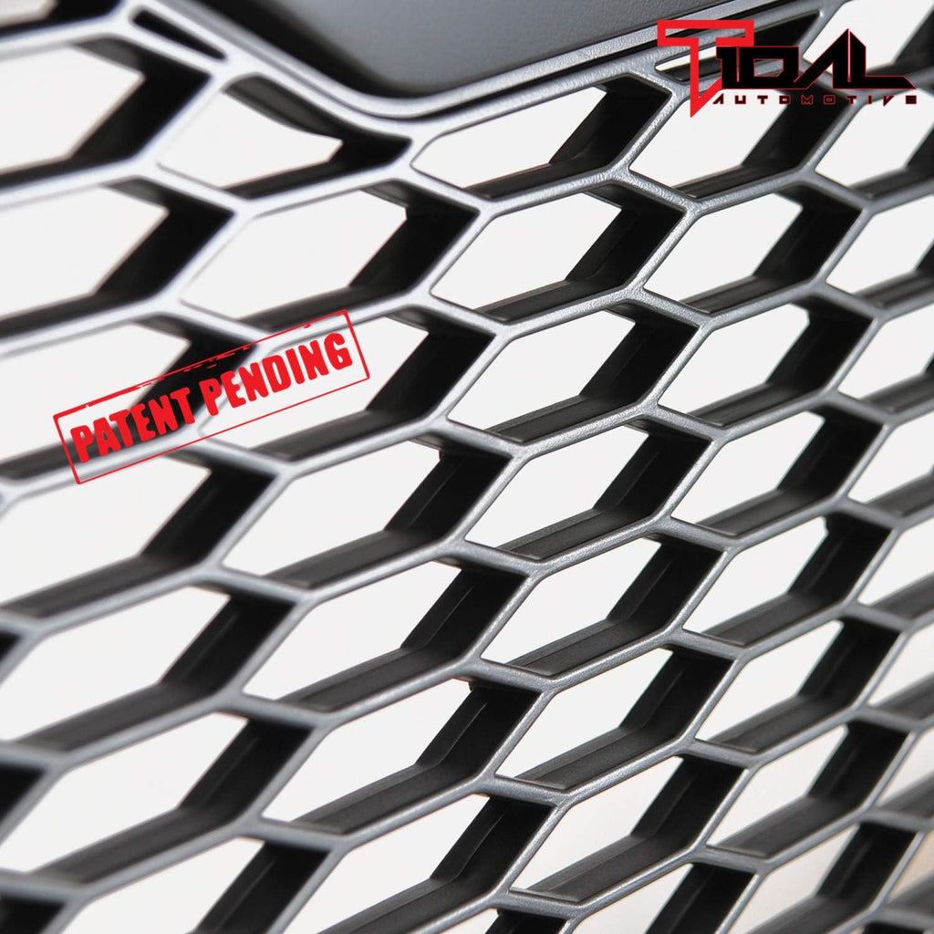Matte Black ABS Upper Grille with LED Front Grille K8257