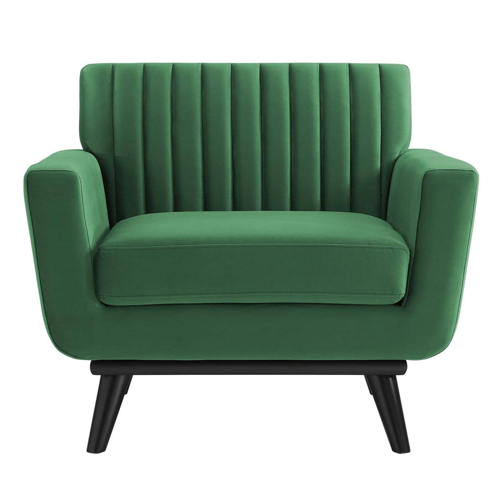 Pink Performance Velvet Armchair I775