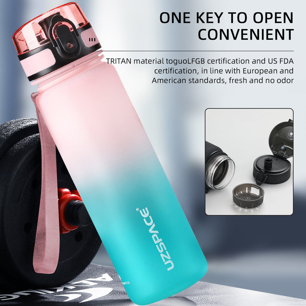 16oz Sports Water Bottle W236