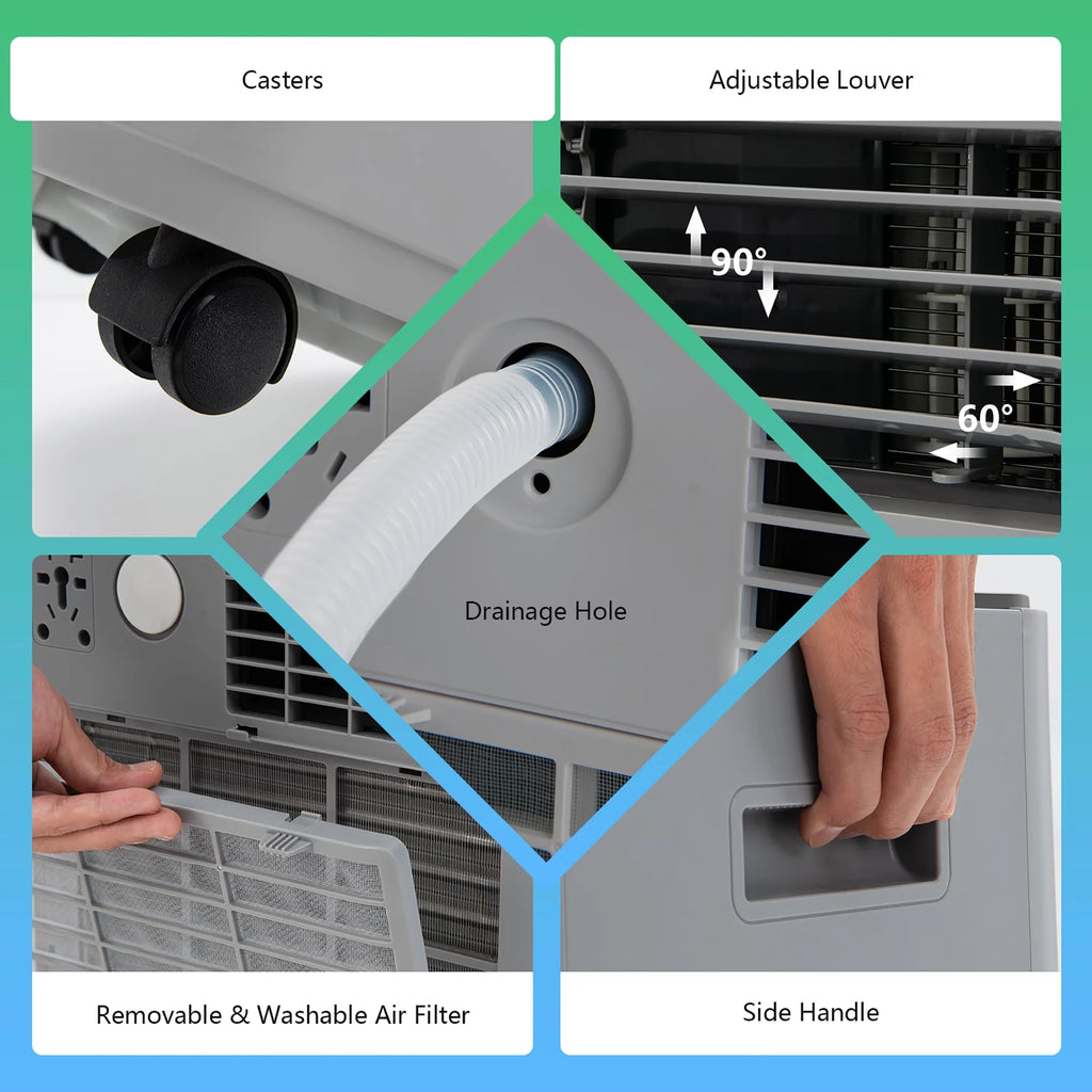 6000 BTU Portable Air Conditioner White U4401