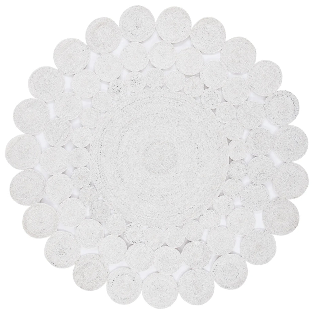 Handwoven Ivory Rug I354434