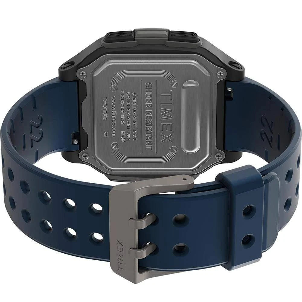 Black Case Watch with Blue Strap Y78308