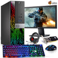 RGB Gaming Desktop Computer PC, Intel i5 6th Gen, AMD Radeon RX 550, 16GB Ram, 1TB SSD, 22 inch Monitor, Keyboard Mouse Headset, WiFi Windows 10 Pro U670