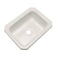 25 in. Single Bowl Acrylic Kitchen Sink in Almond, Brown F414038