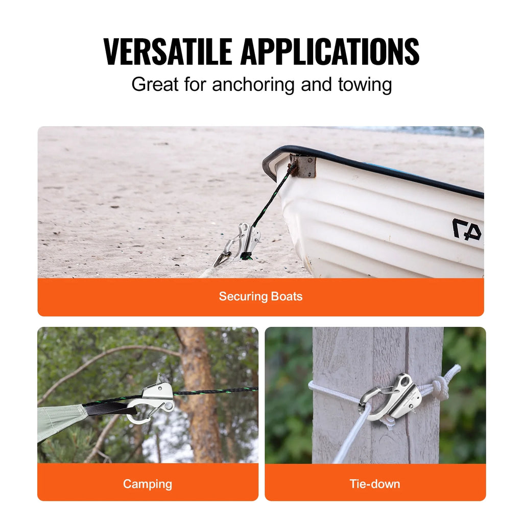 Boat Anchor Hook Knotless Anchor System Stainless Steel with Quick Release F980