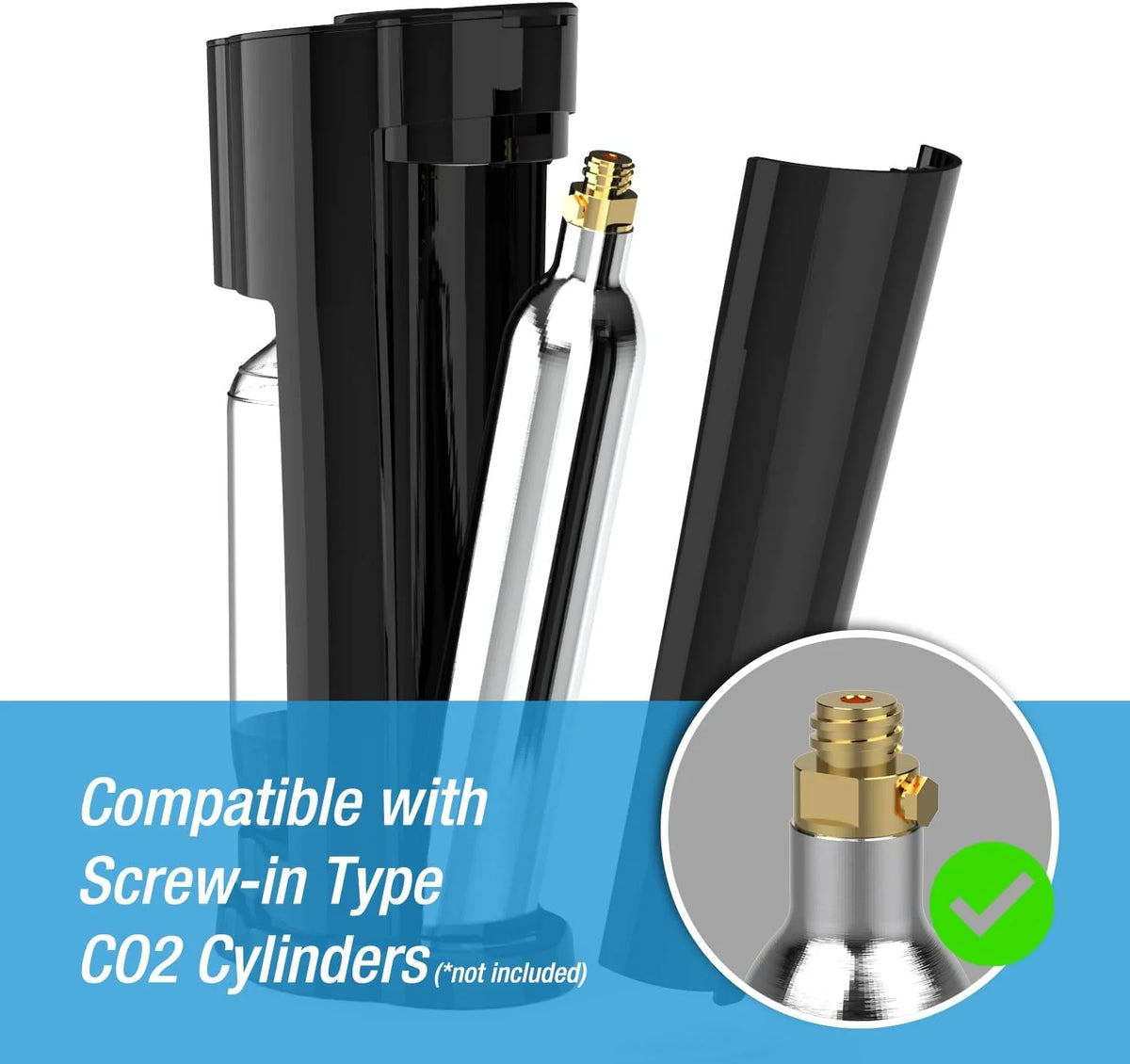 Sparkling Water Maker with BPA-free Water Bottle T594098