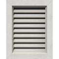 Vertical Gable Vent Primed Functional Rough Saw C8727
