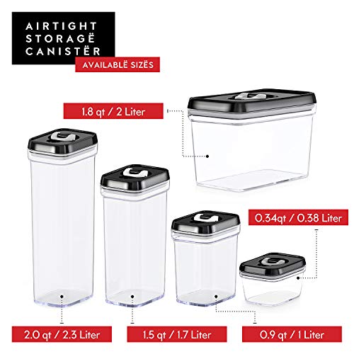 2 Pc Airtight Pasta Storage Containers V111823
