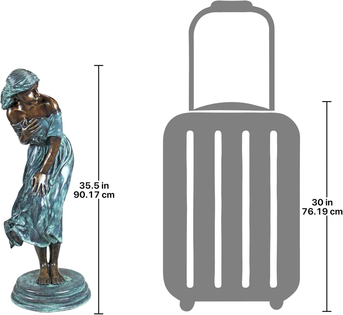 Cast Bronze Garden Statue A295