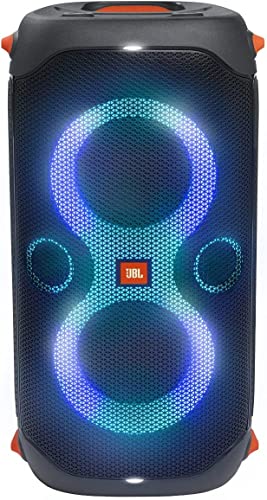 Portable Party Speaker with Built-in Lights - Black T75427