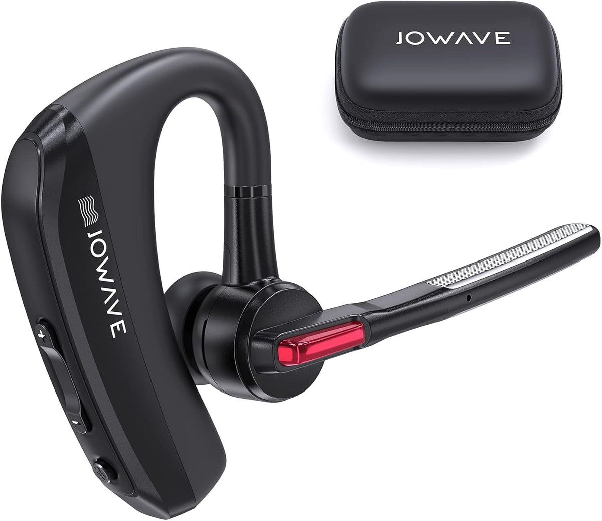 Wireless Bluetooth Earpiece with Dual Mic and Storage Case, Pack of 2 D4770