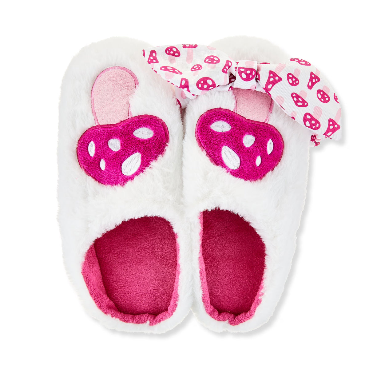 Mushroom Slipper and Headband Set S444