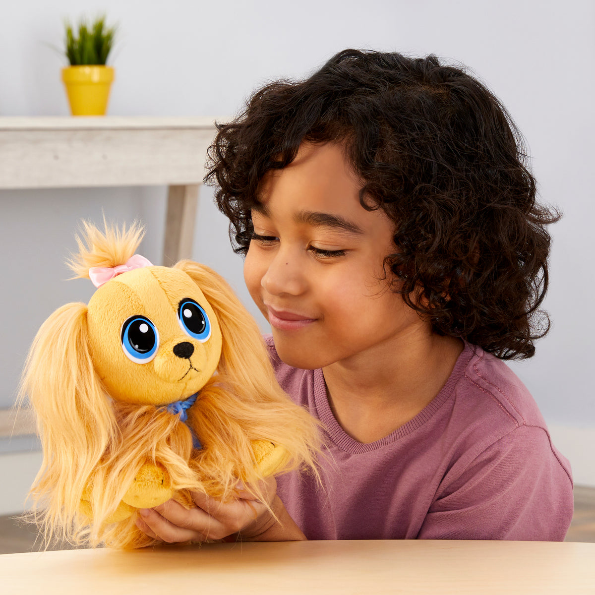 Cocker Spaniel Plush Pet Toy with Collar, Tag, Doghouse, Stickers, Ages 3+ N103681