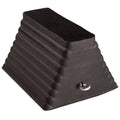 Black Rubber Wheel Chock N2916