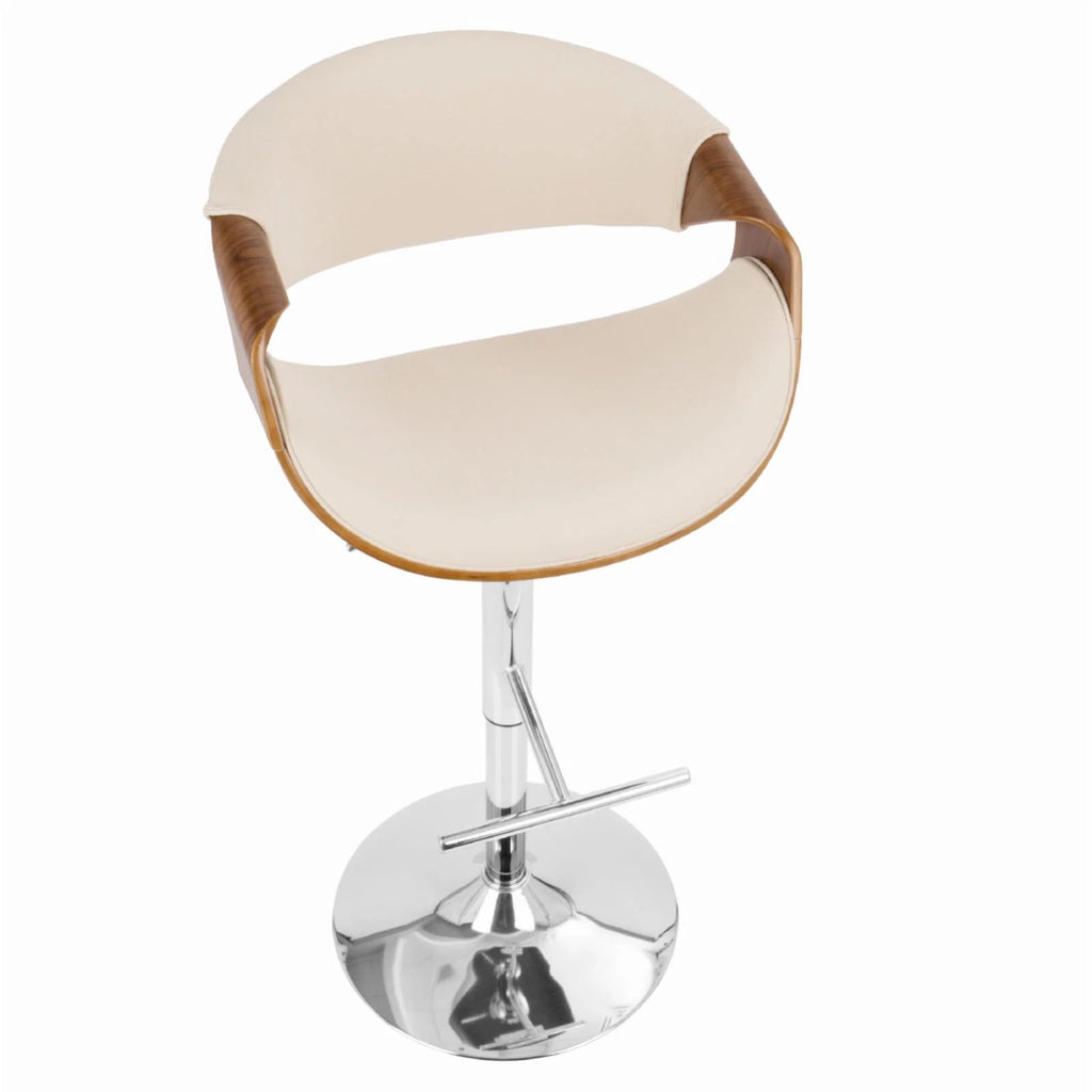 Adjustable Swivel Barstool Set Of 2 Y5324
