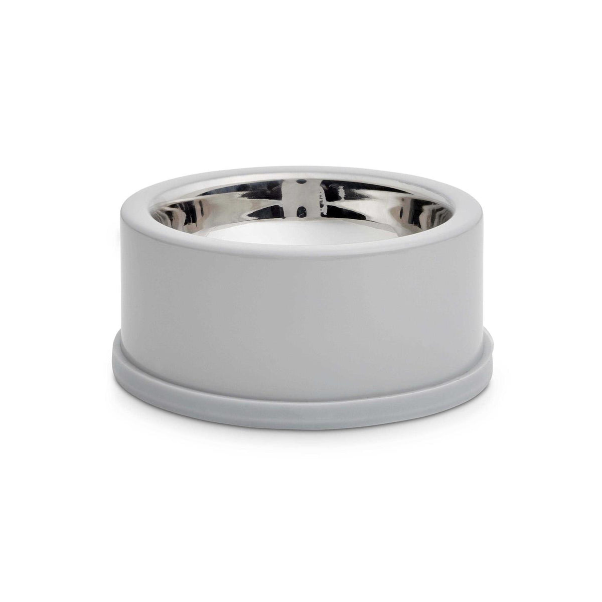 Stainless-Steel Grey Dog Bowl S392686