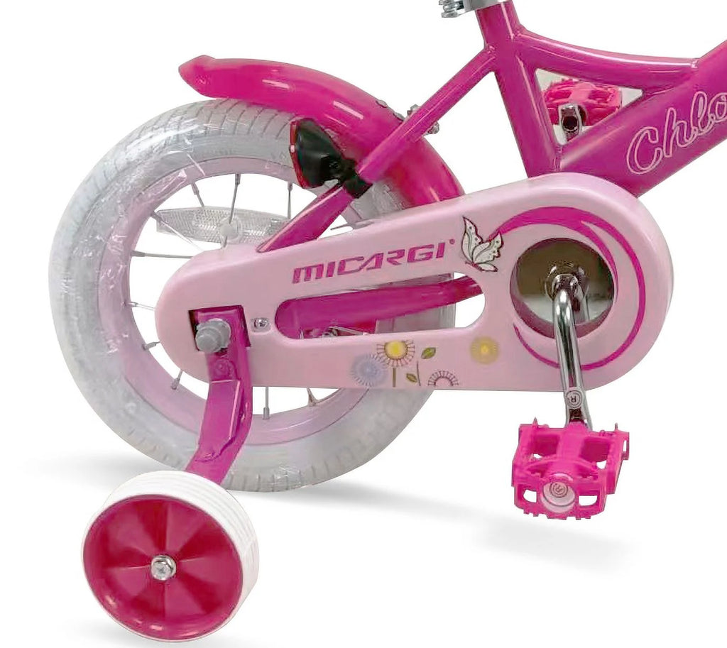 12 inch Kids Bike with Basket and Training Wheels M675