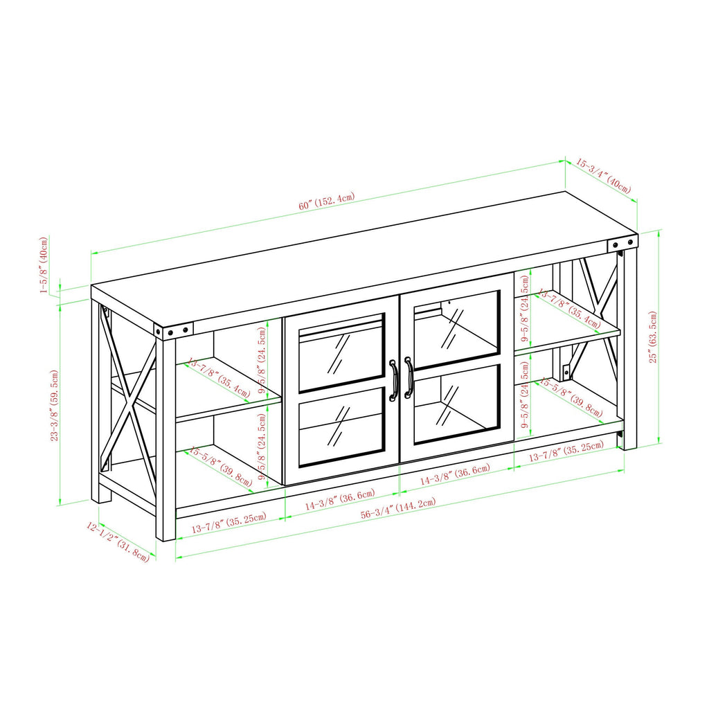 White Oak Entertainment Wall H73221