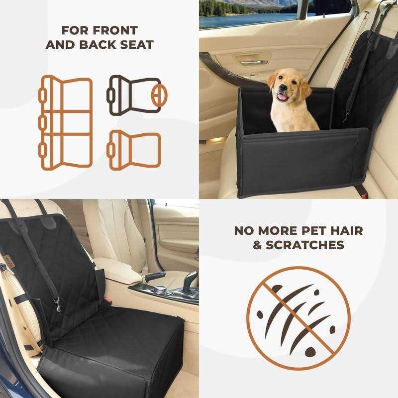 Extra Stable Dog Car Seat for Small to Medium-Sized Dogs J374065