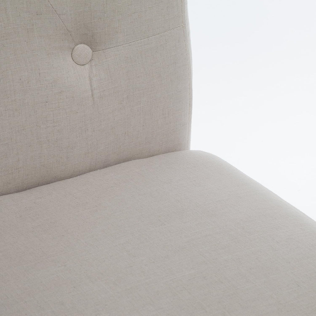 Natural Fabric Dining Chair Set Of 2 A850902