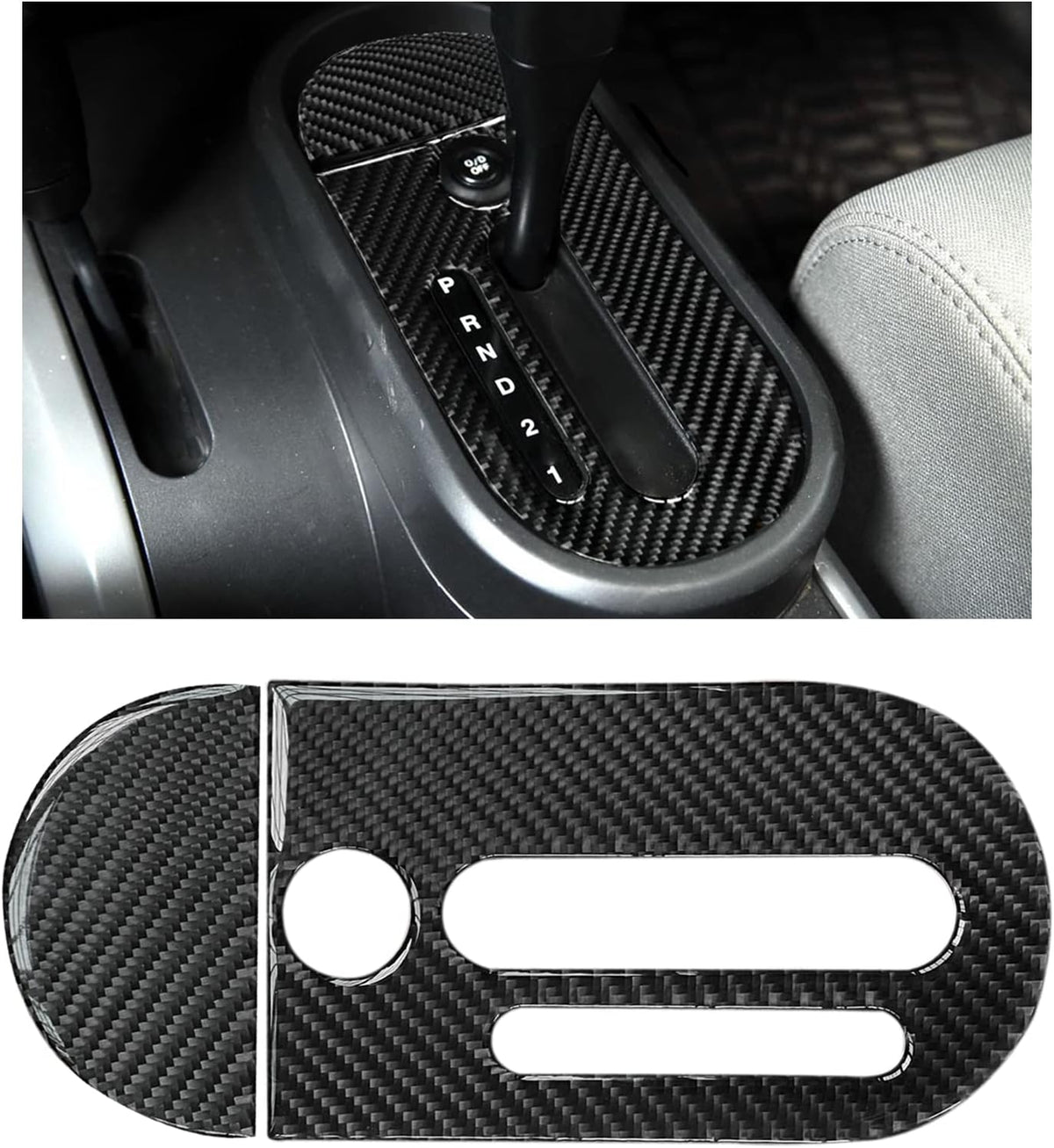 Carbon Fiber Gear Panel Frame Stickers I541000