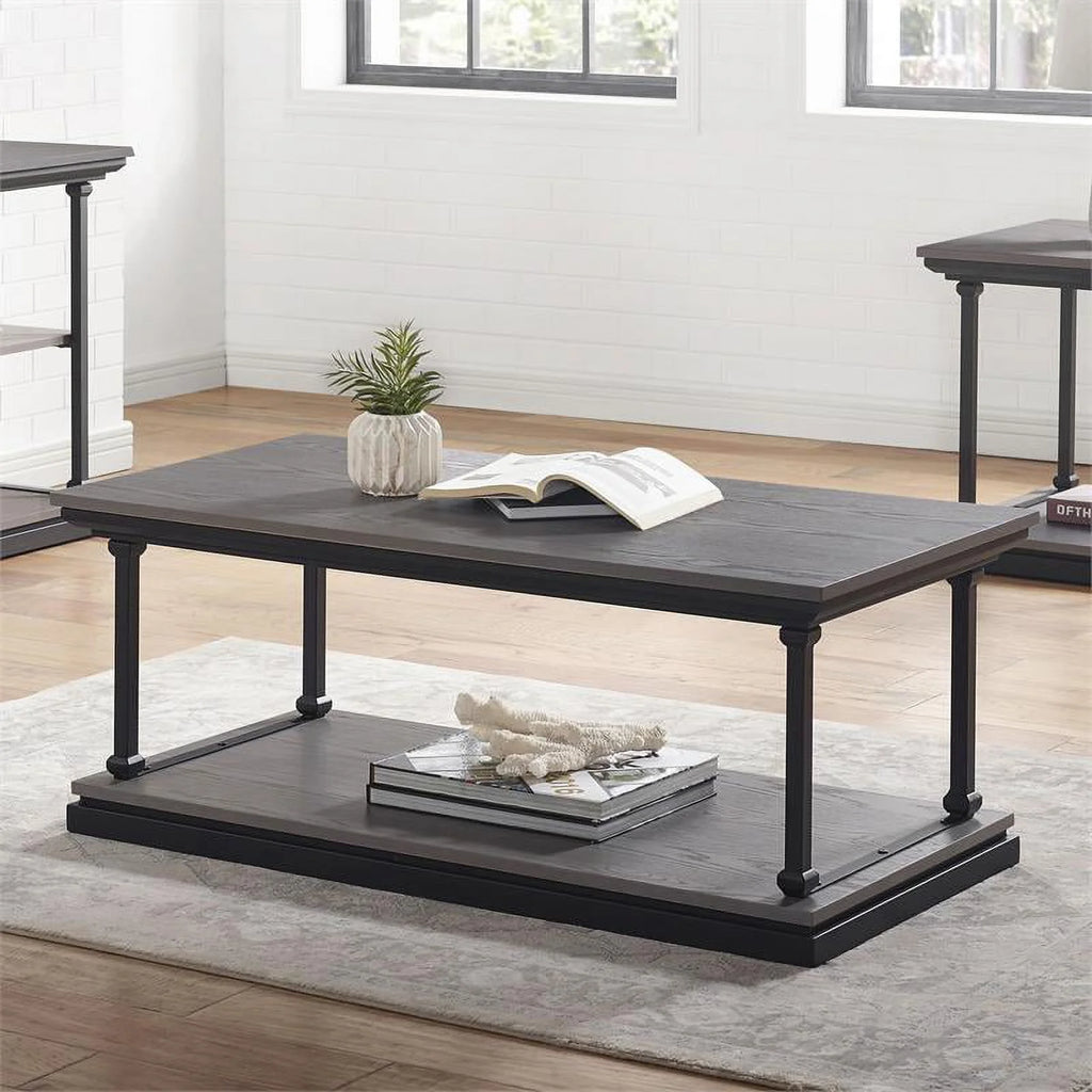 Wood 1-Shelf Coffee Table E8479