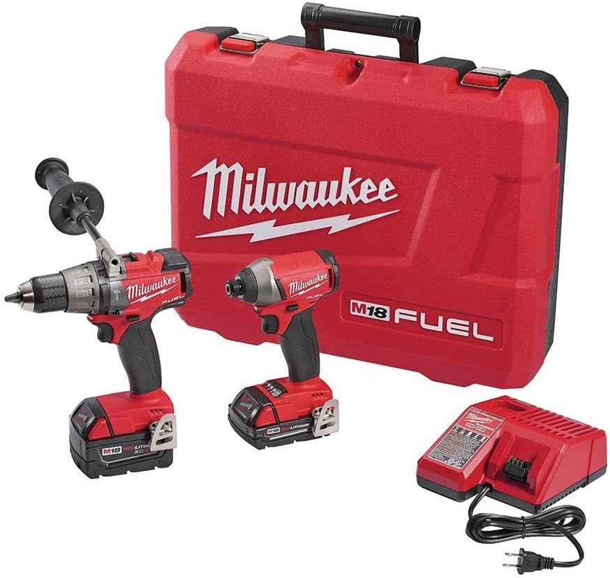 18V Li-Ion Hammer Drill Impact Driver Combo Kit R5612