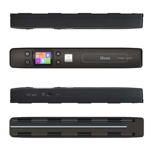Portable Wireless Color Photo Scanner, 1050DPI, 16GB Card, Built-in Wi-Fi K723