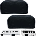 2 Pcs Black Double Axle Wheel Cover F8888