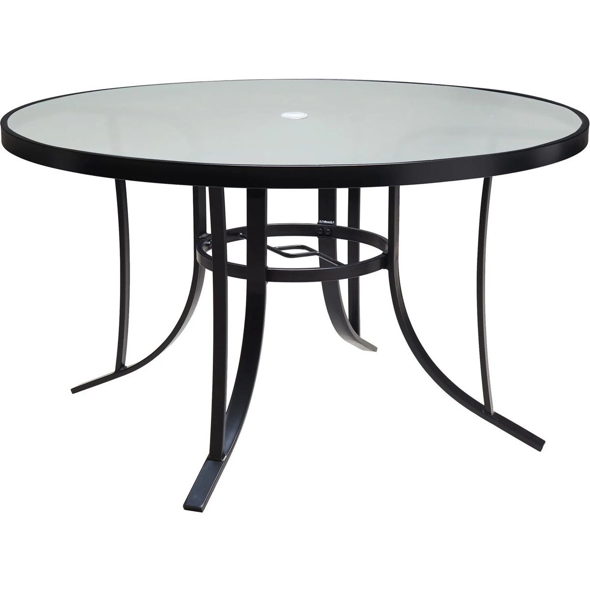 5-Piece Dining Set with 4 Chairs and Round Glass-Top Table B39414