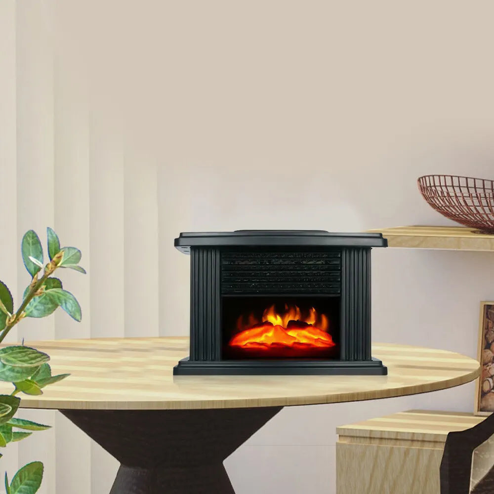 Electric Fireplace Heater Stove 1000W with 3D Flame Effect A40246