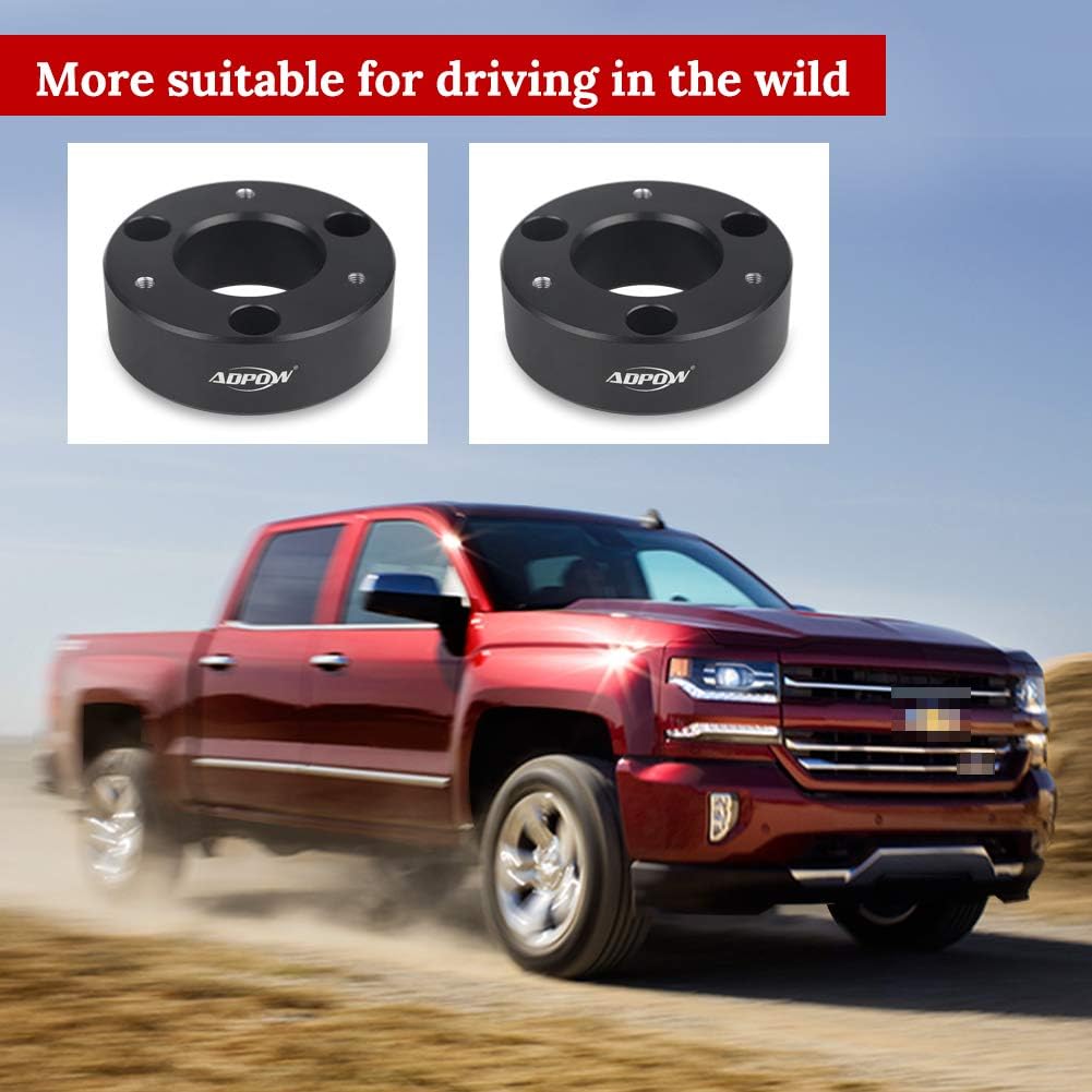 3" Front Leveling Lift Kit Chevy GMC Silverado 1500 Sierra 1500 2007-2019 2WD/4WD Pickup Pack of 2 U29955