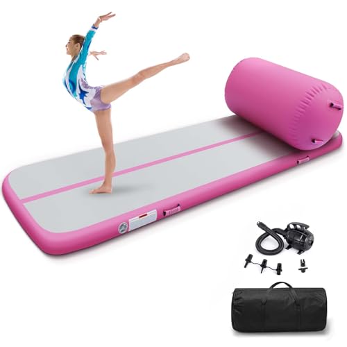 Tumble Track Gymnastics Mat 20ft 4/8 Inch Thick with Electric Pump P276623