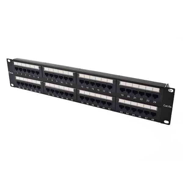 Cat6a 48-Port Unshielded Rack Mount Patch Panel S127