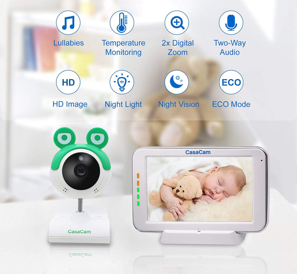Video Baby Monitor with 5 Touchscreen and HD Clip Camera C692236