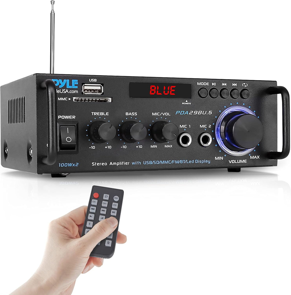 300W Dual Channel Bluetooth Home Audio Amplifier Receiver K2315