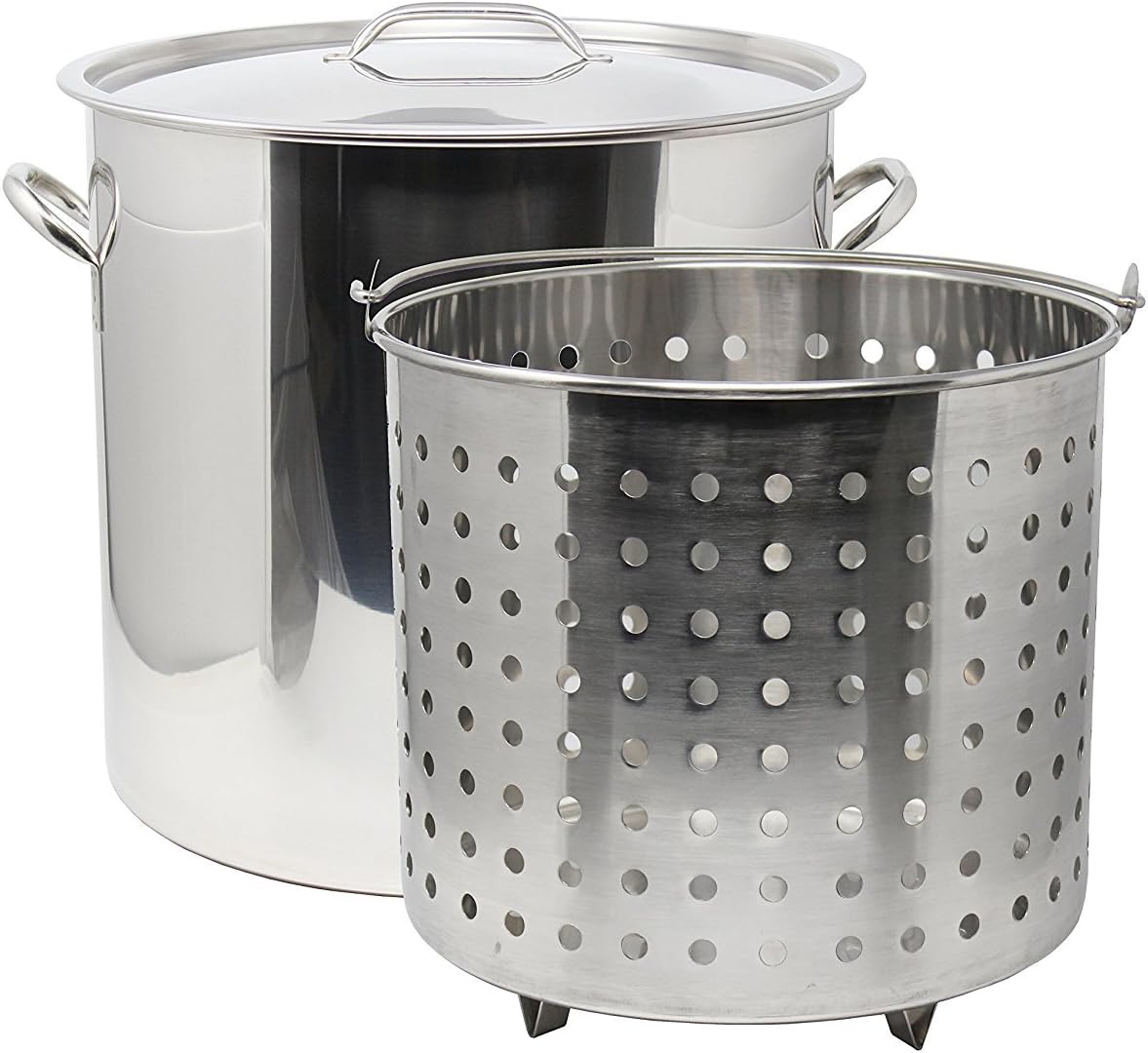 13-Gal 16" Stainless Steel Stock Pot with Lid F371