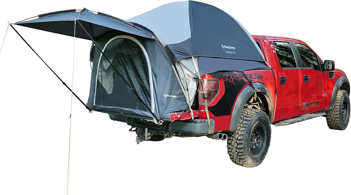 6.5 Foot 2 Person Truck Camping Tent with Sun Awning E5567