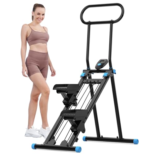 Folding Vertical Climber with Adjustable Handlebar D44638