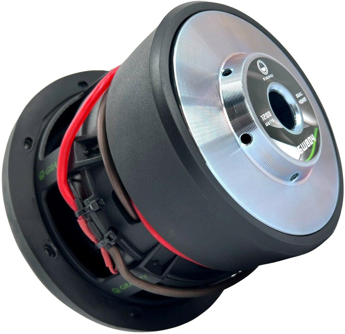 8 Inch 1200 Watt Car Audio Subwoofer Pair with Dual Voice Coil E8330