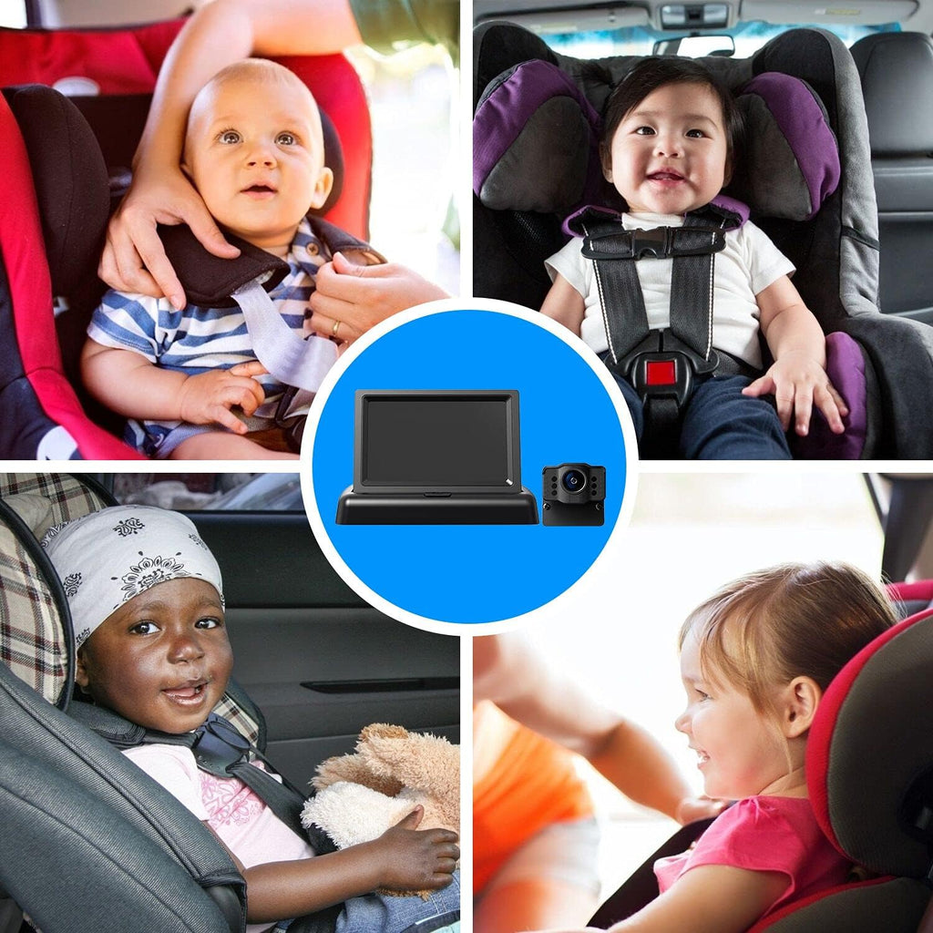 Baby Car Camera Mirror with Monitor Night Vision J3922
