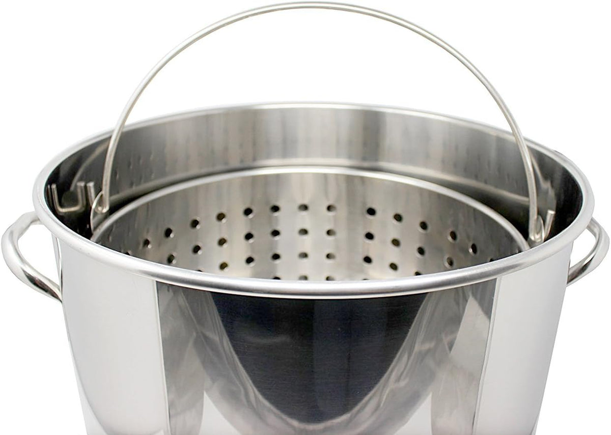 13-Gal 16" Stainless Steel Stock Pot with Lid F371