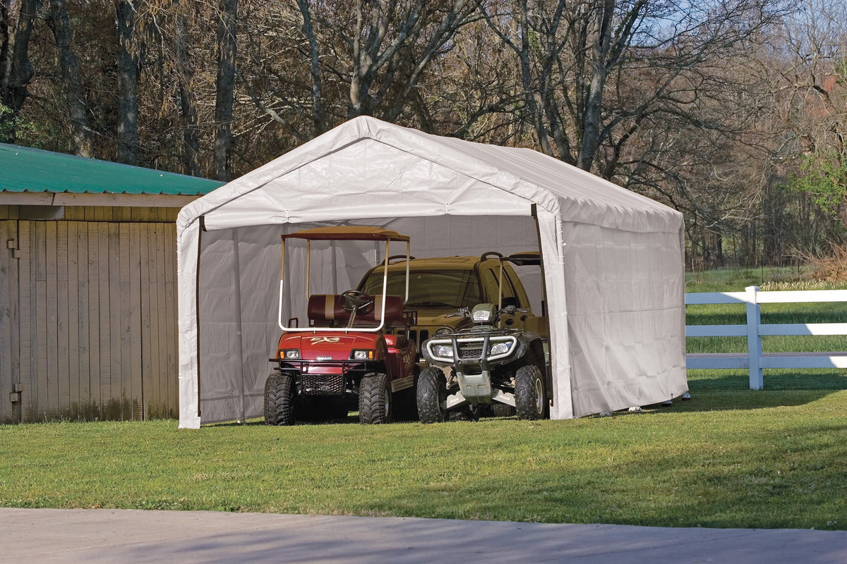 12' x 30' White Canopy Enclosure Kit J2482