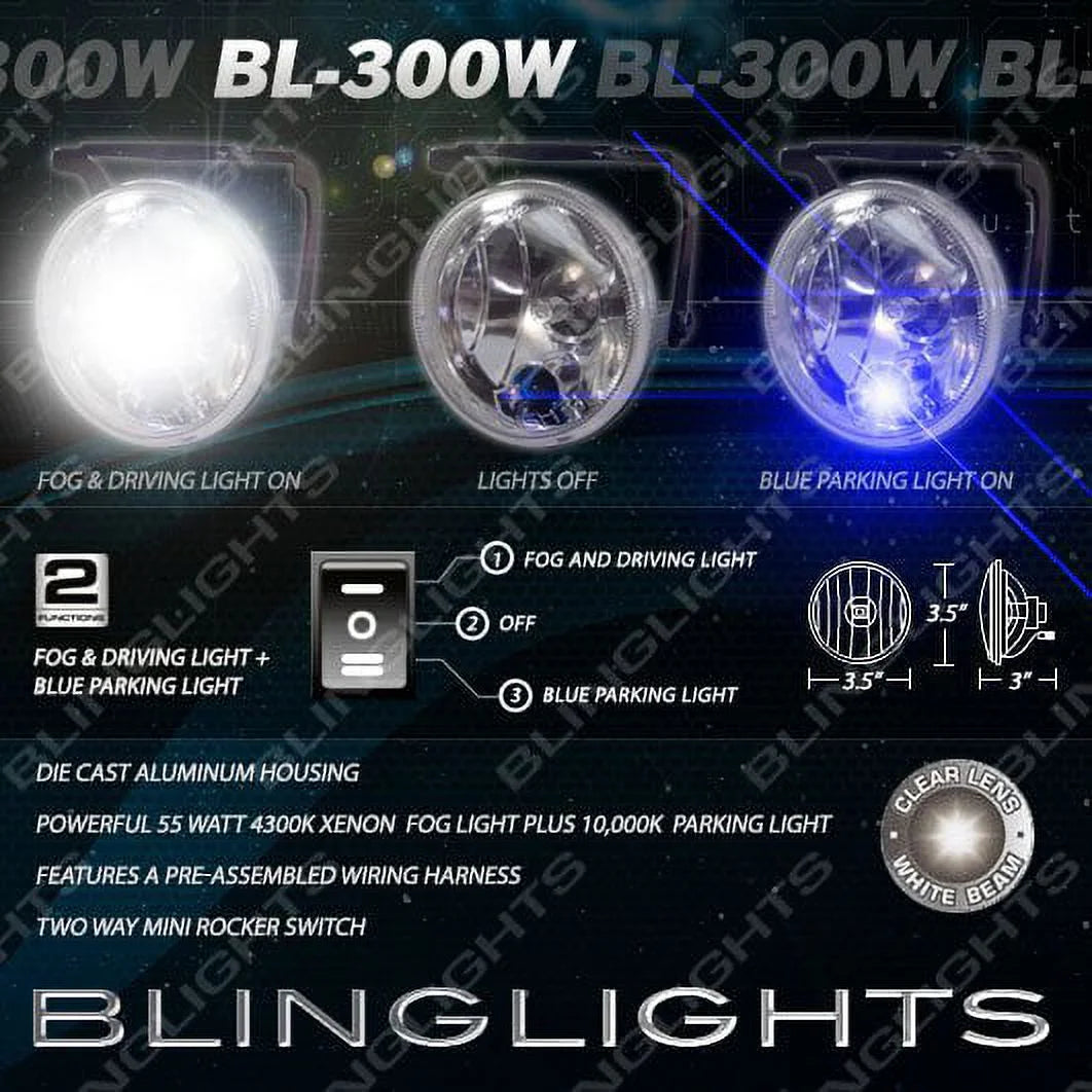 Fog Lights Lamps for 2012-2024 Mitsubishi Mirage V435212