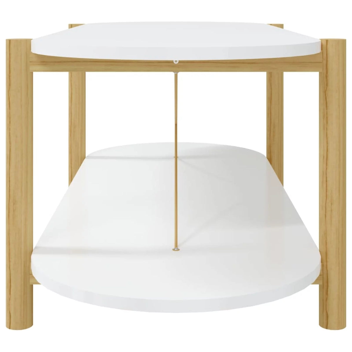 White Engineered Wood Coffee Table Y6794