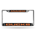 Black and Silver NHL Anaheim Ducks License Plate Cover H387240