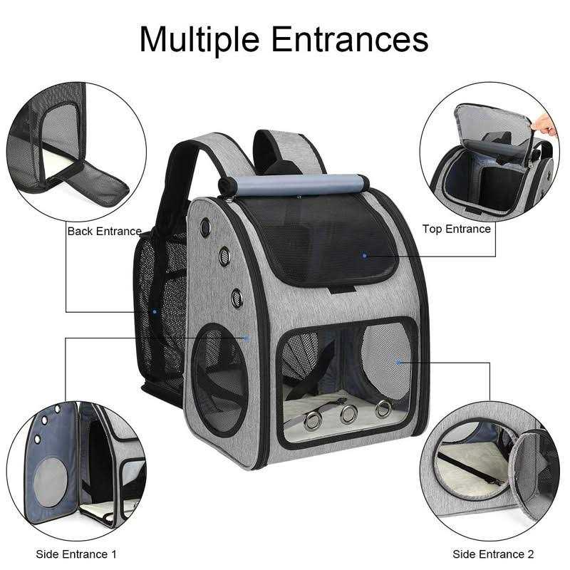 Expandable Pet Carrier Backpack F994