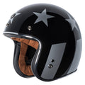 Gloss Black 3/4 Open Face Helmet XL X363