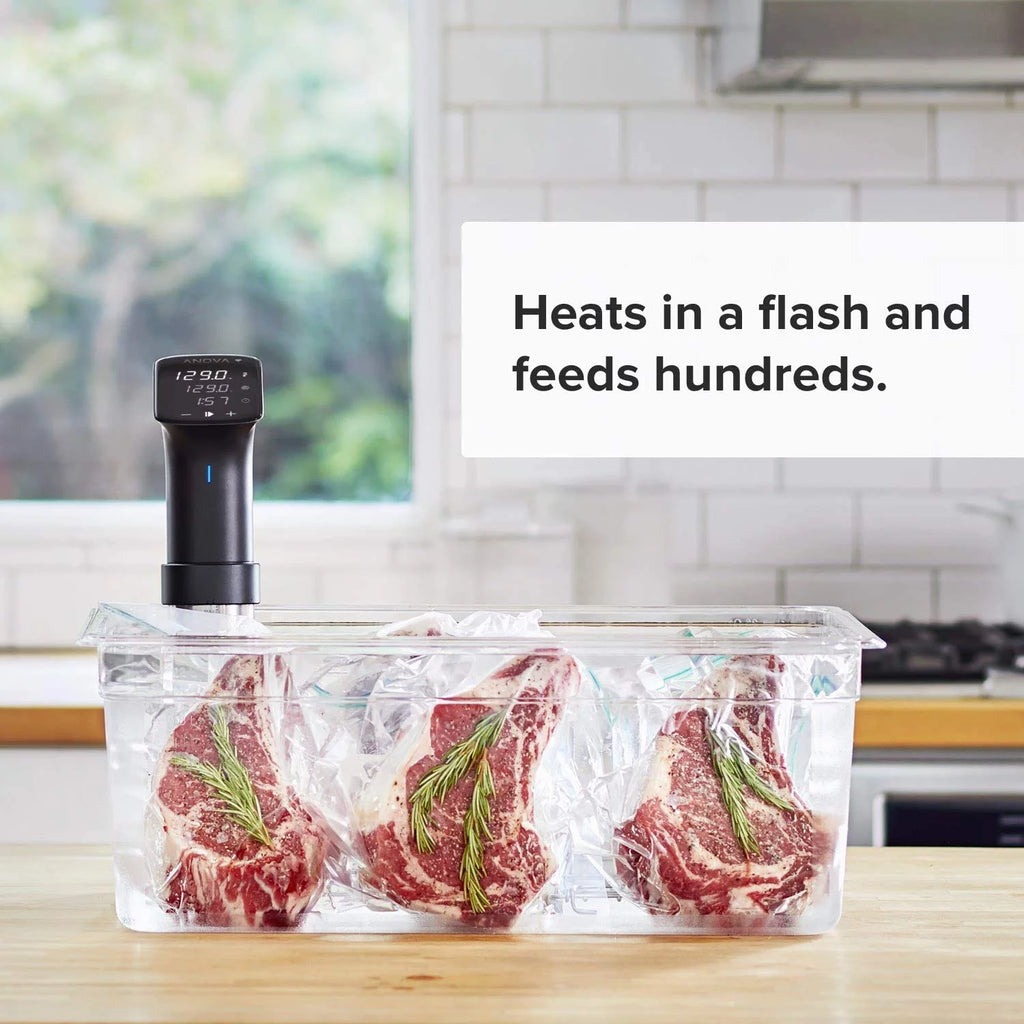 Sous Vide Precision Cooker 1200 Watts Black and Silver B281