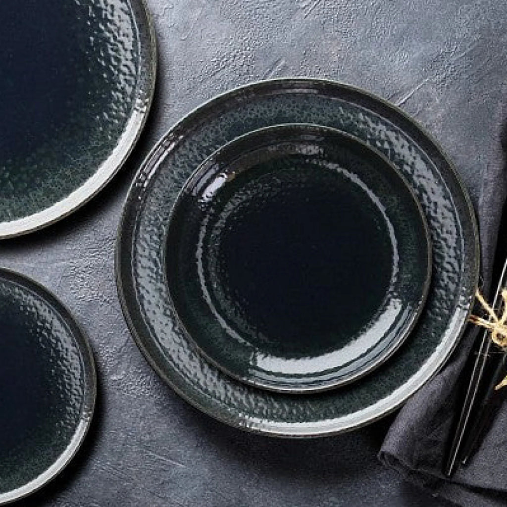 Blue Stoneware Bowl A8523